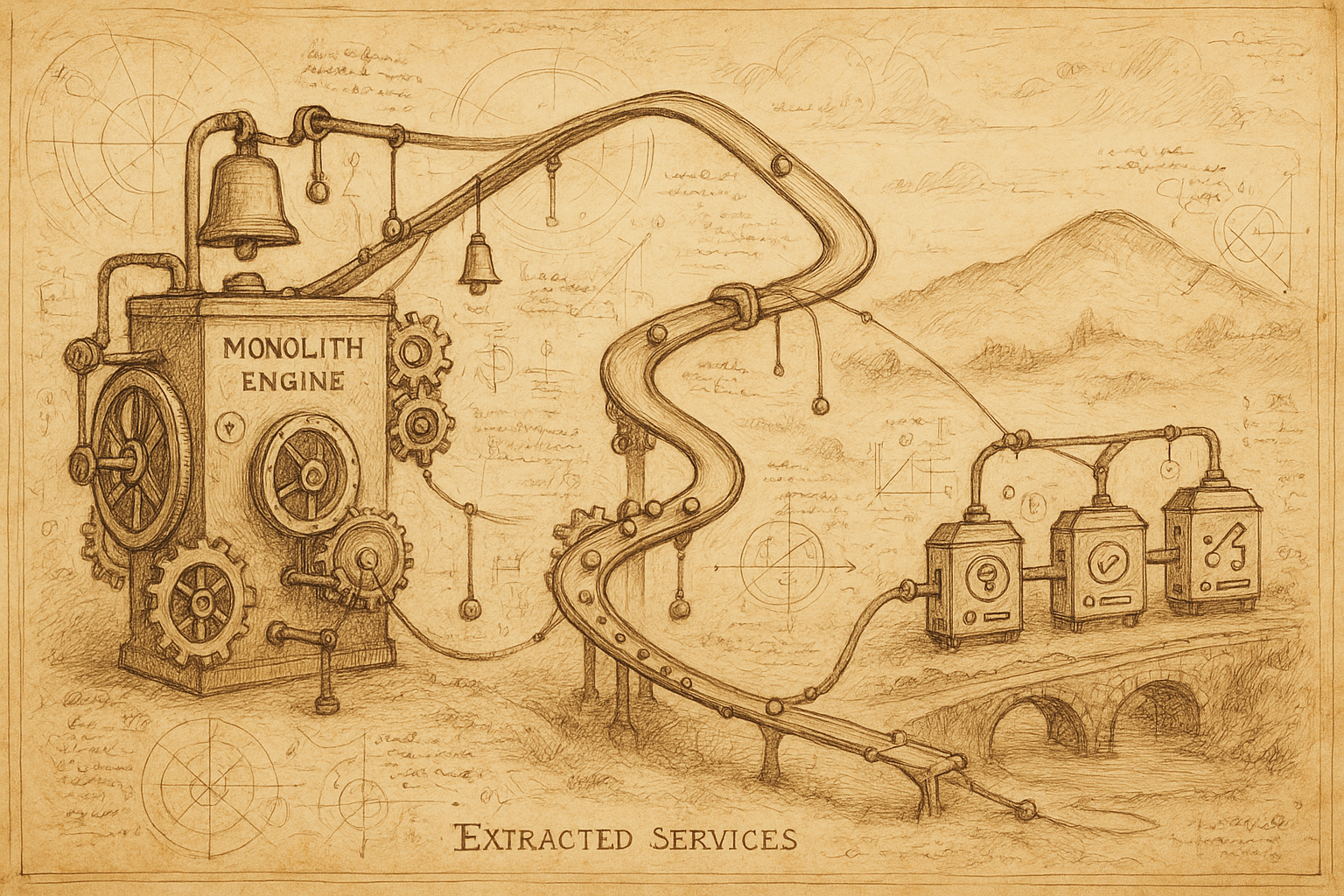 How we designed a monolithic workflow engine that could become microservices without any refactoring - by building service boundaries from day one.