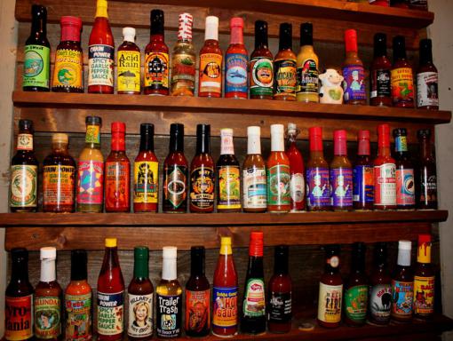 FSC147 sauce bottles photograph 7438.jpg with 48 published target points